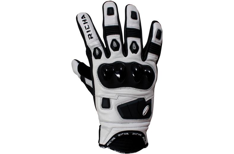 Richa Rock Glove Black/White Richa Rock Glove Black/White