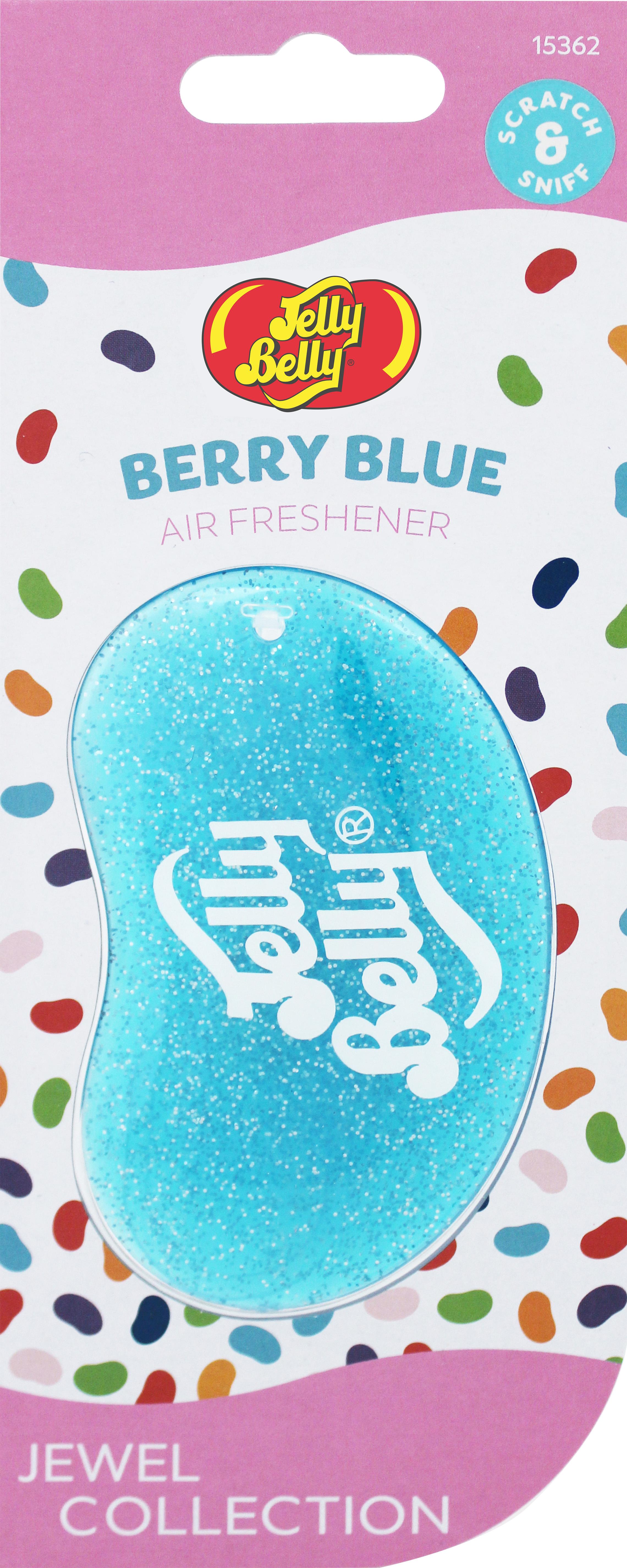 Jelly Belly 3D Jewel Air Freshener - Berry Blue