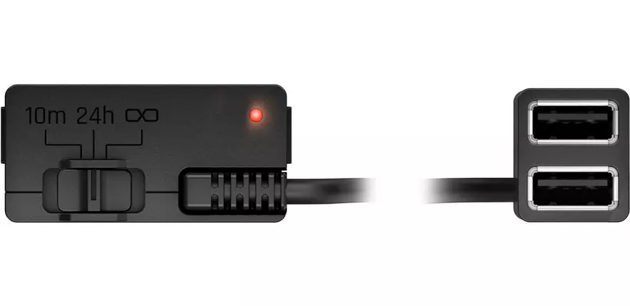 HOPQ Registratore di Guida Dashcam Line OBD Power Treasure 12 V a 5 V 2,5 A Line Micro USB Power Box Cable 
