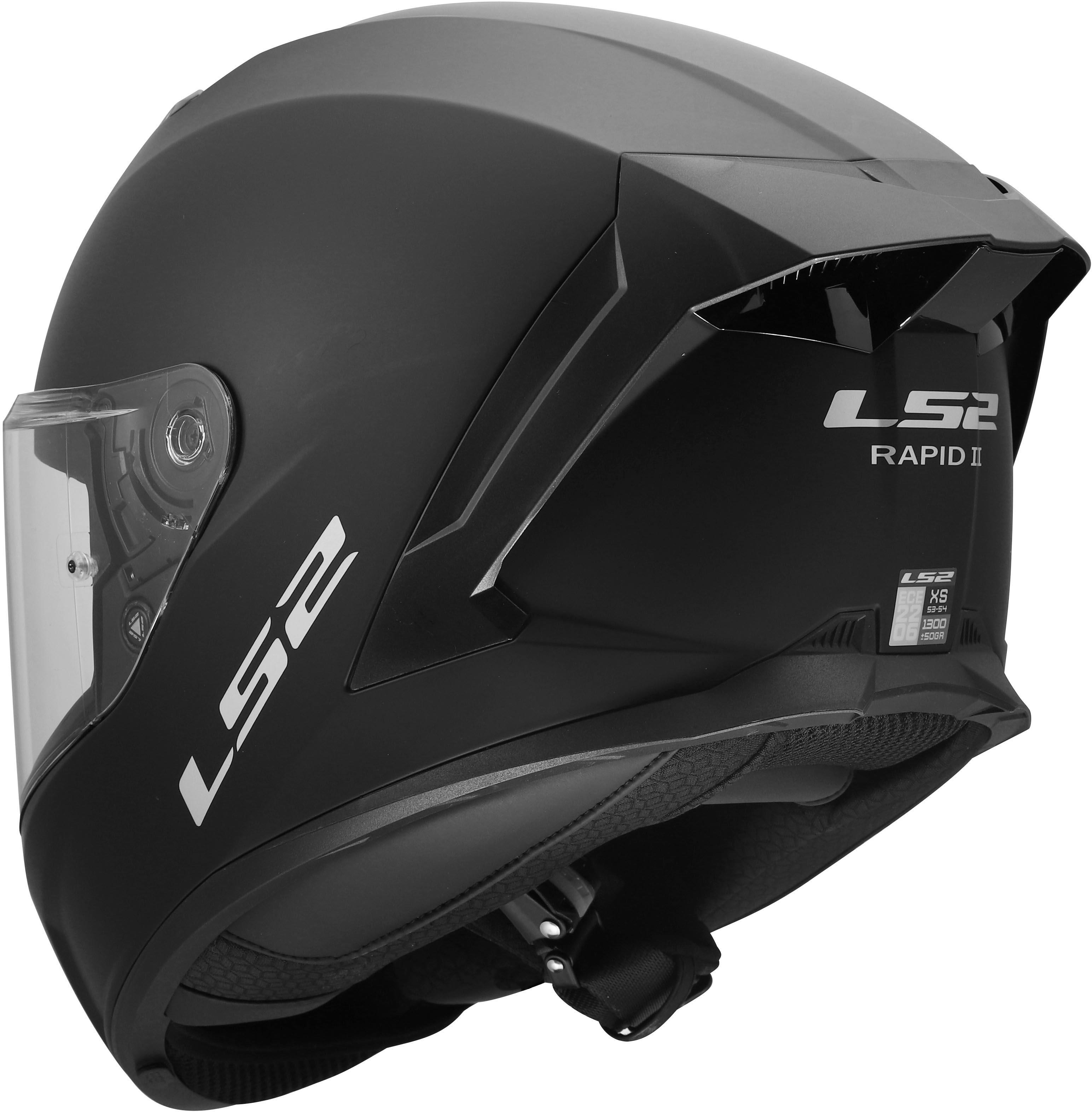 LS2 FF820 RAPID III SOLID MATT BLACK L