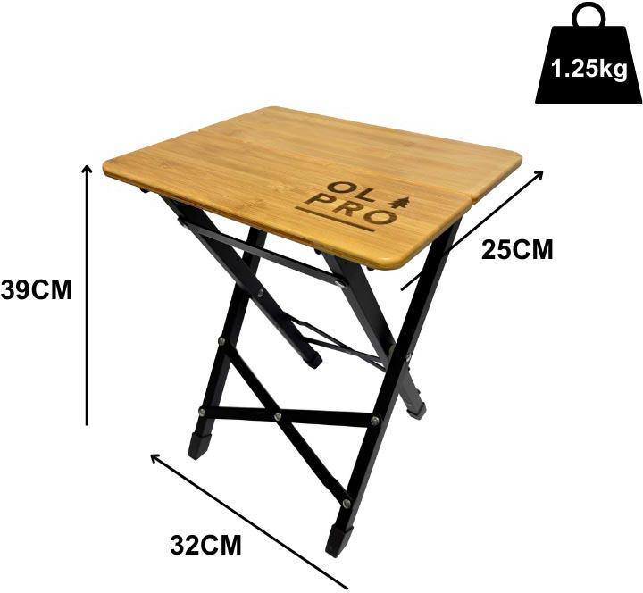 Olpro 2 Fold - Camping Bamboo Stool