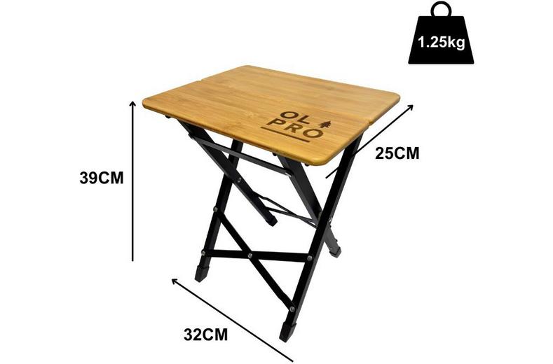 Olpro 2 Fold - Camping Bamboo Stool Olpro 2 Fold - Camping Bamboo Stool