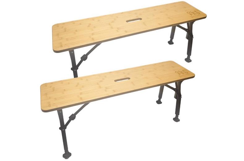 Olpro Folding Bamboo Bench Set Olpro Folding Bamboo Bench Set