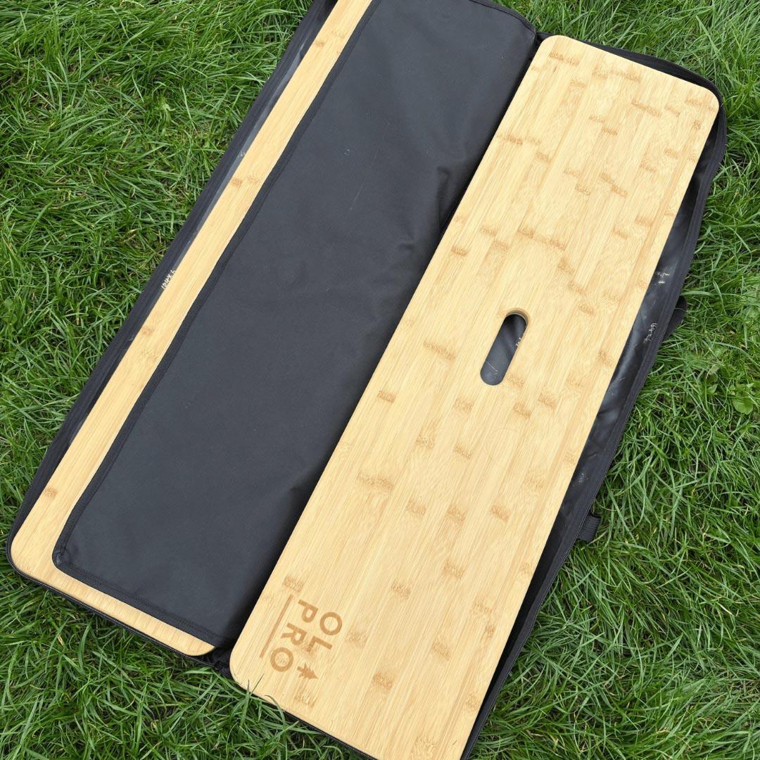 Olpro Folding Bamboo Bench Set
