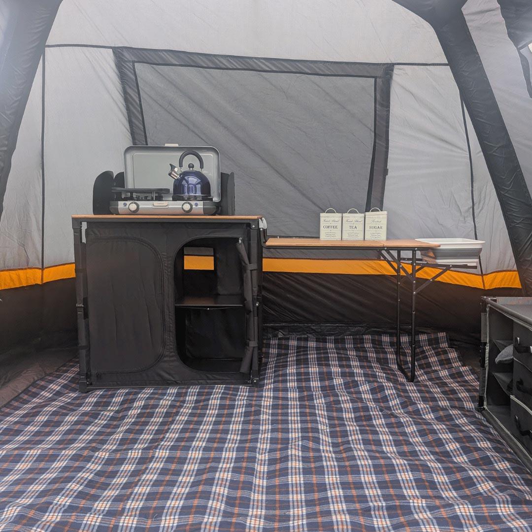 Olpro Camp Kitchen with side Table