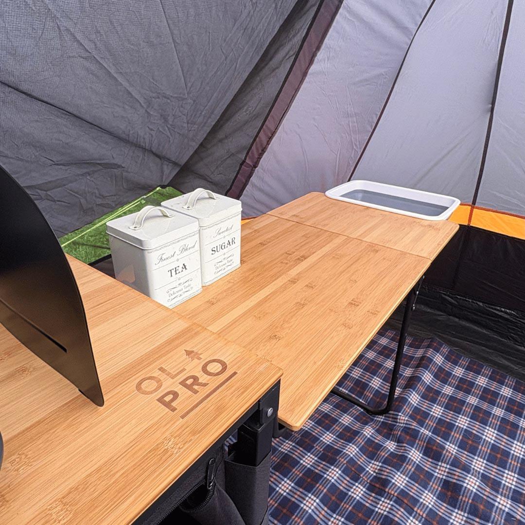 Olpro Camp Kitchen with side Table