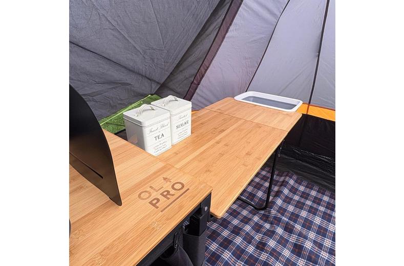 Olpro Camp Kitchen with side Table Olpro Camp Kitchen with side Table