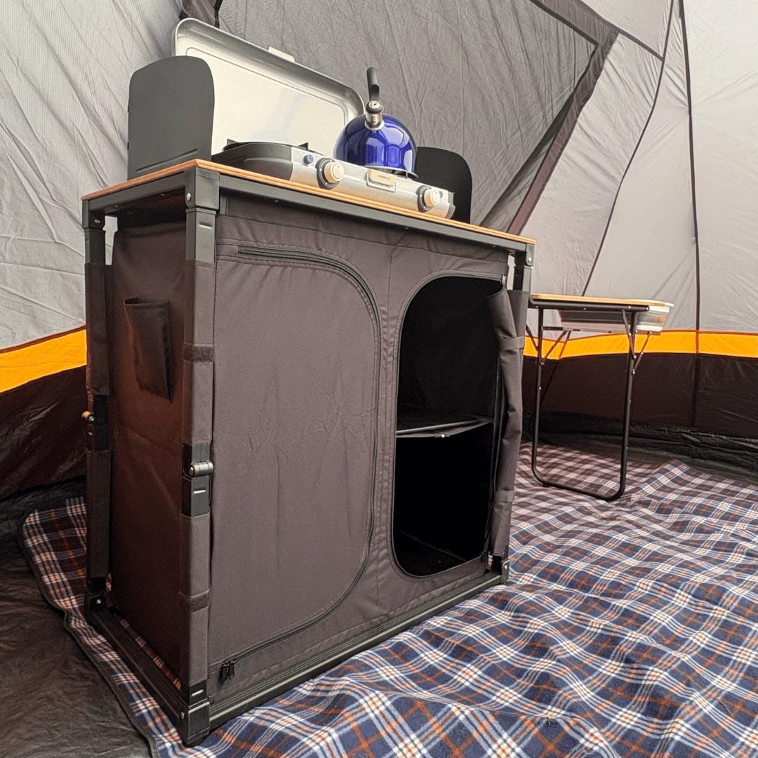 Olpro Camp Kitchen with side Table