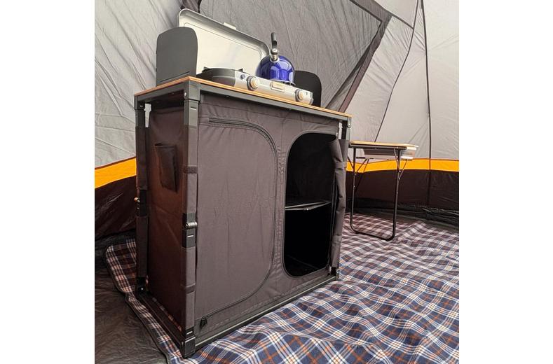 Olpro Camp Kitchen with side Table Olpro Camp Kitchen with side Table