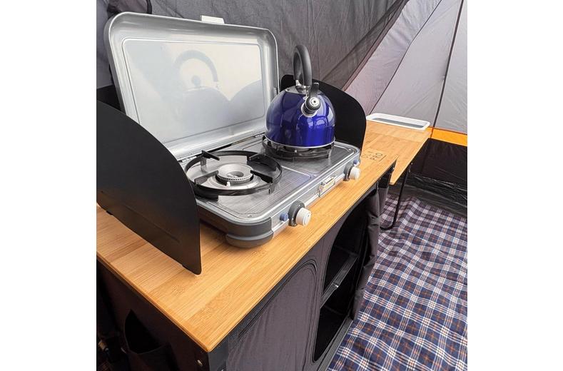 Olpro Camp Kitchen with side Table Olpro Camp Kitchen with side Table