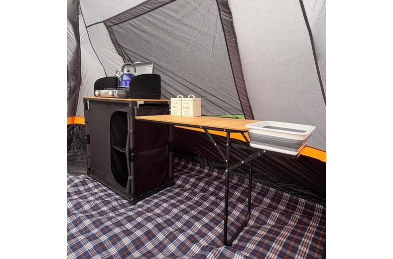 Olpro Camp Kitchen with side Table Olpro Camp Kitchen with side Table