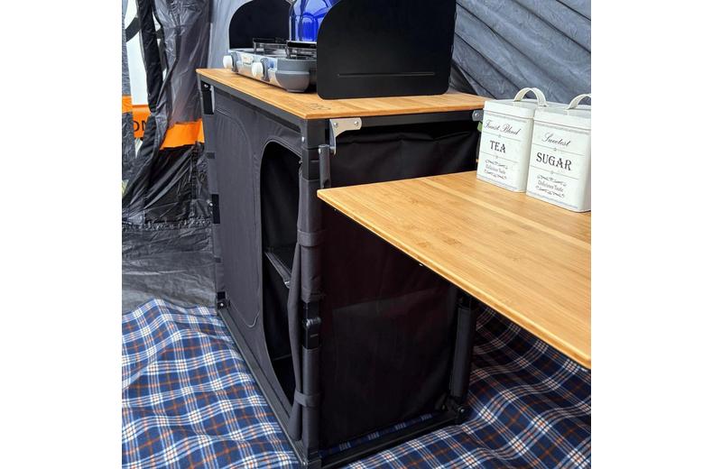 Olpro Camp Kitchen with side Table Olpro Camp Kitchen with side Table