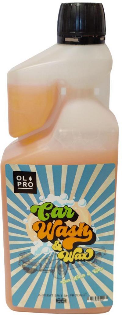 Olpro Car Wash and Wax 1ltr Dosage Bottle