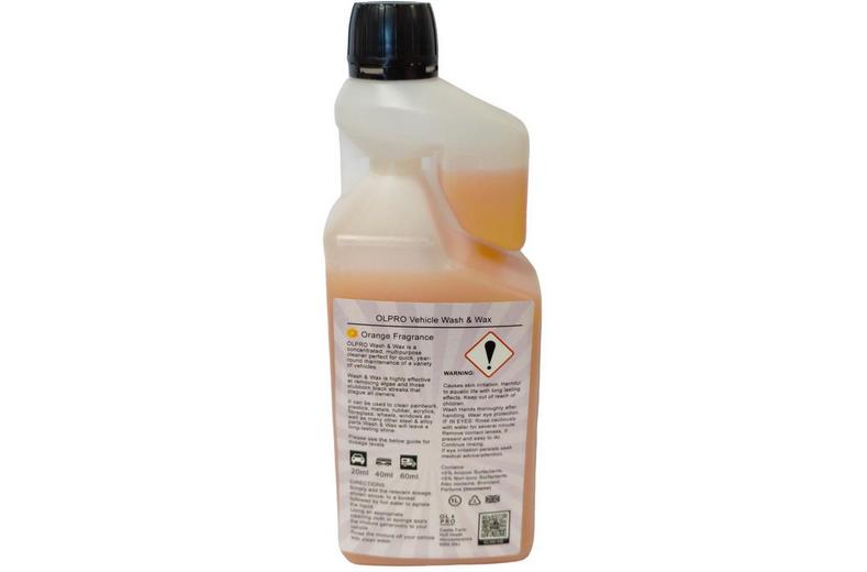 Olpro Car Wash and Wax 1ltr Dosage Bottle Olpro Car Wash and Wax 1ltr Dosage Bottle