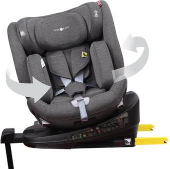 Cozy N Safe Omega 360° Group 0+/1/2/3 Child Car Seat - Grey