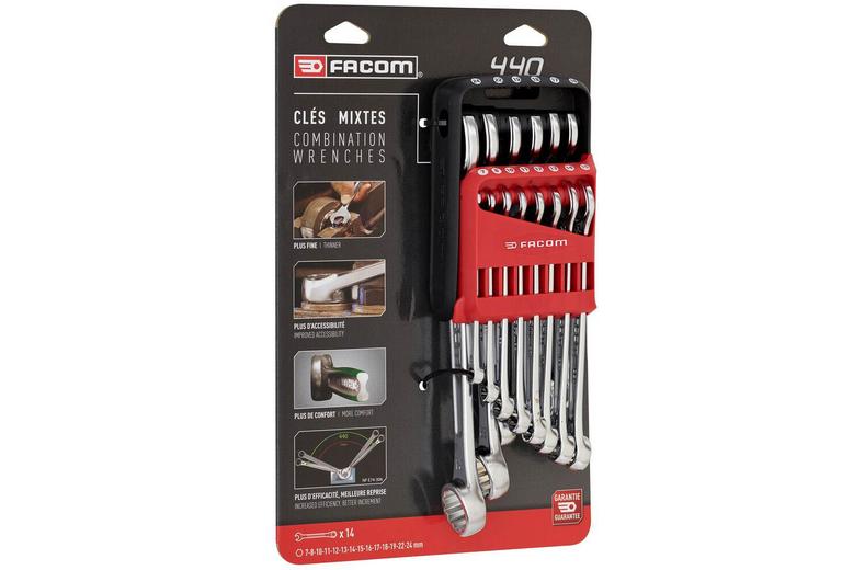 FACOM Combination Wrenches - Performance - Case Holder - 14pc. FACOM Combination Wrenches - Performance - Case Holder - 14pc.