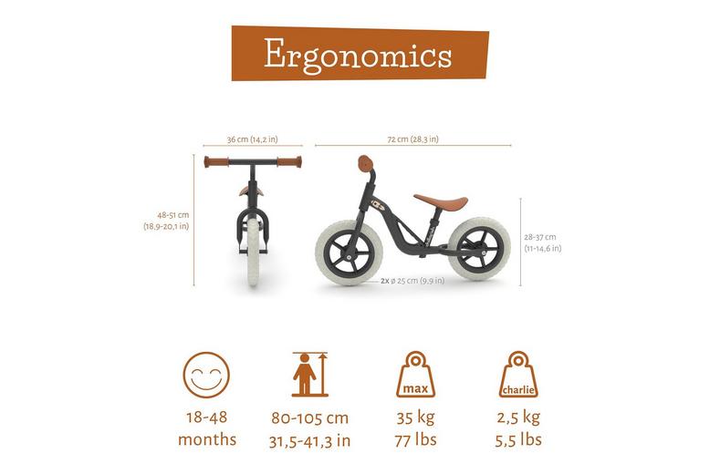 Chillafish Charlie Balance Bike, Black - 10" Wheel Chillafish Charlie Balance Bike, Black - 10" Wheel