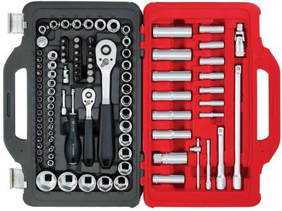 FACOM 1/4 in. & 1/2 in. Socket and Accessory Set (100 pc.)
