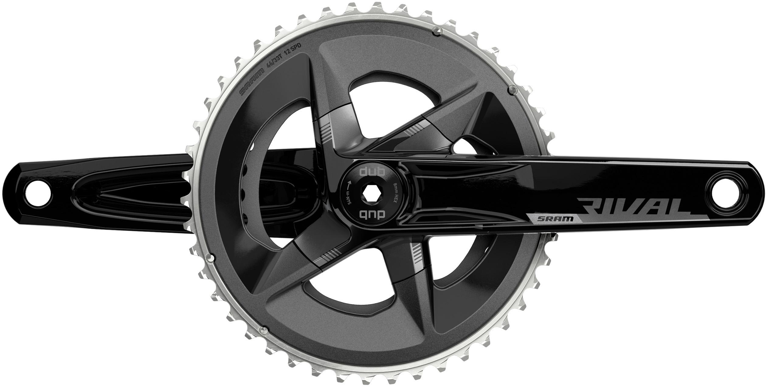SRAM Rival AXS DUB 12 Speed Chainset, 175mm, 46/33T