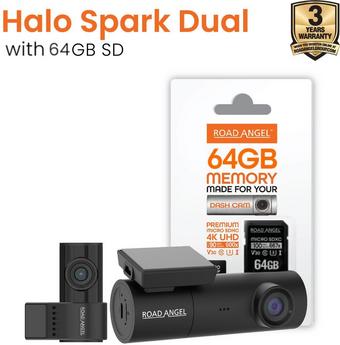 Road Angel Halo Spark Dual Bundle with 64GB SD Card