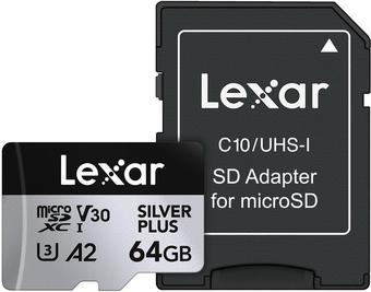 Lexar Silver Plus MicroSD 64GB
