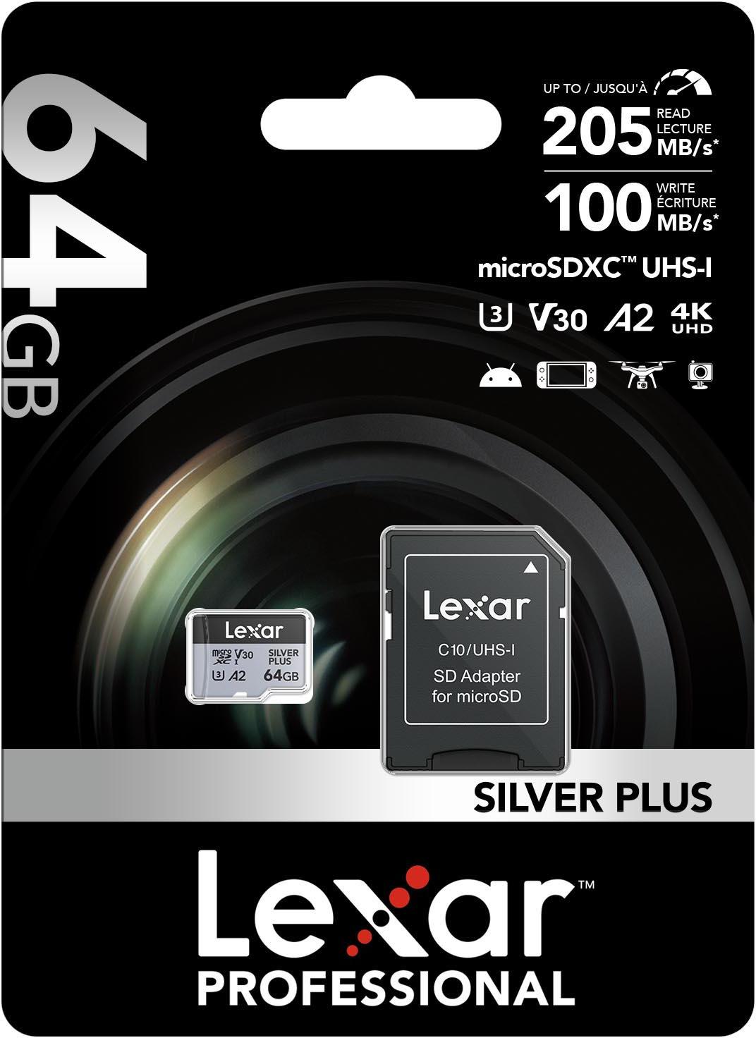 Lexar Silver Plus MicroSD 64GB