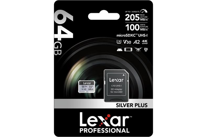 Lexar Silver Plus MicroSD 64GB Lexar Silver Plus MicroSD 64GB