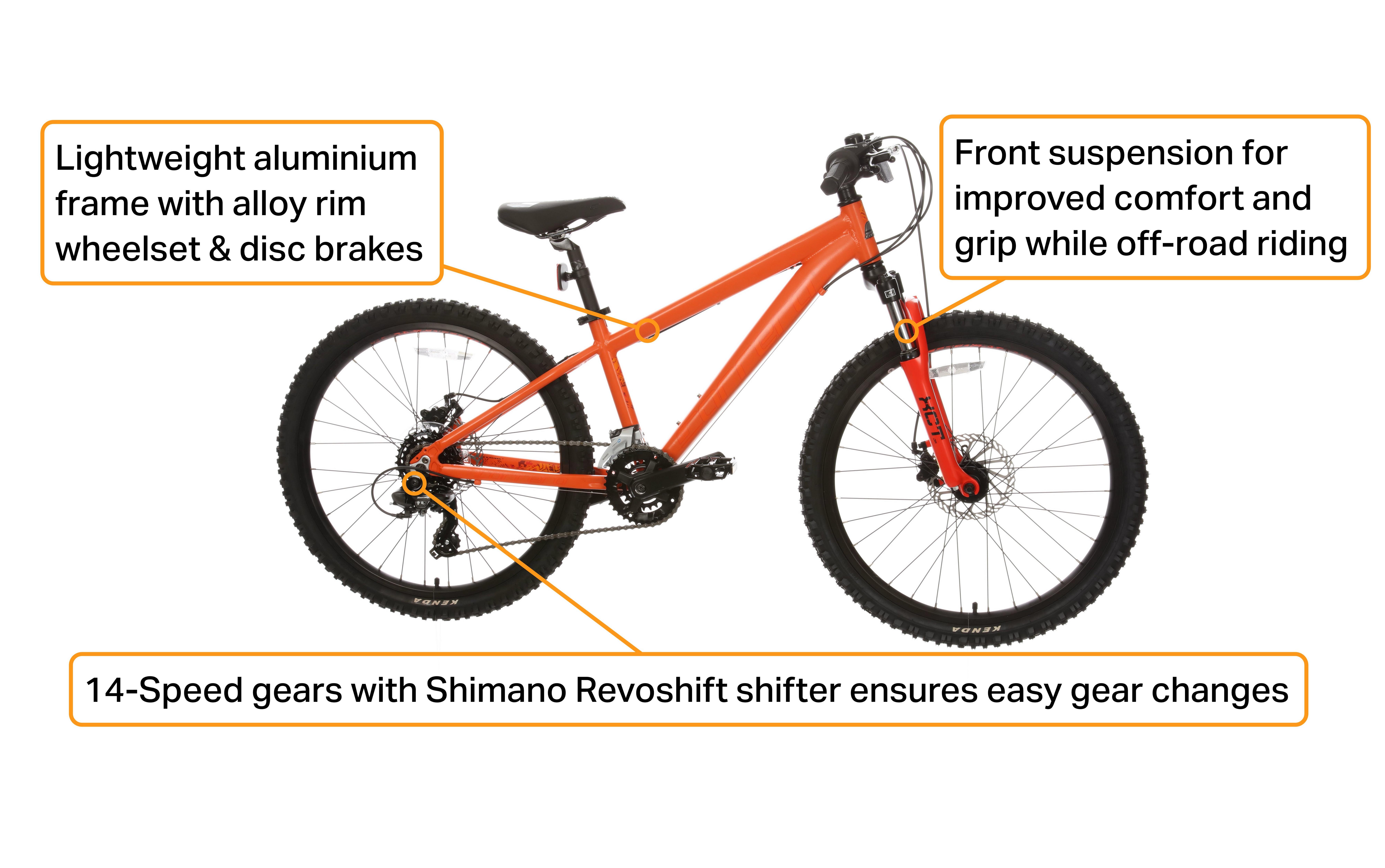 Carrera Blast Junior Mountain Bike - 24" Wheel