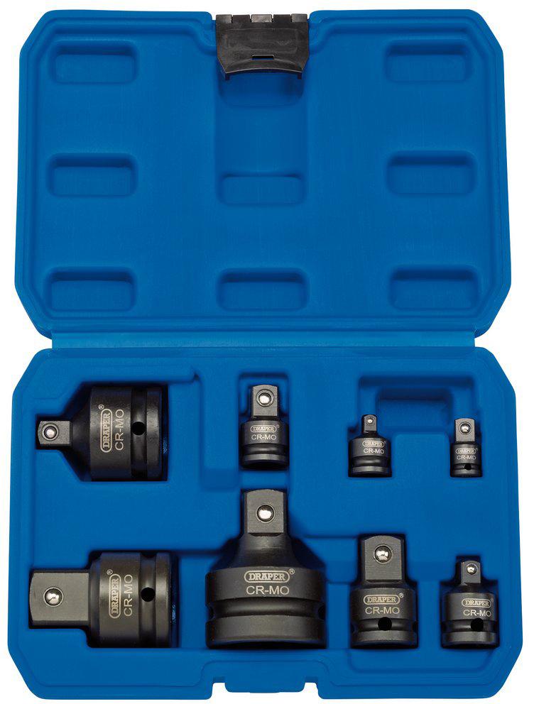 Draper 8Pc Impact Socket Adaptor Set Halfords UK