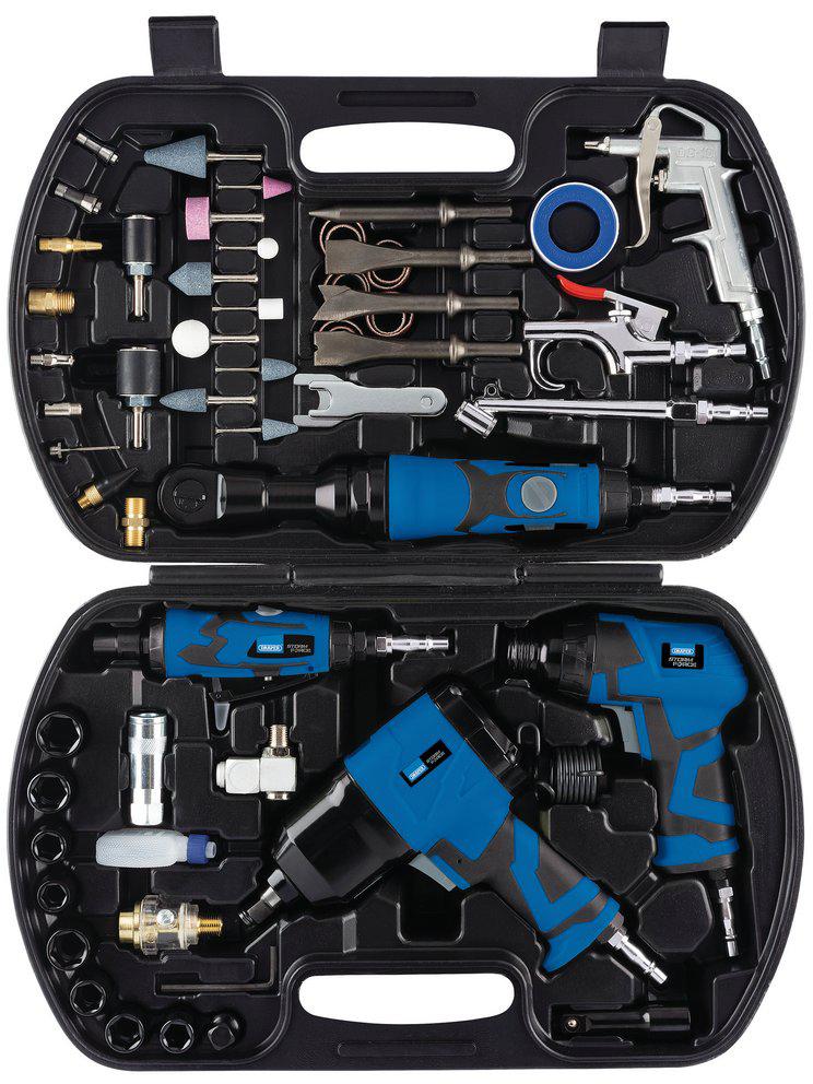 Draper Storm Force 68pc Air Tool Kit Halfords UK