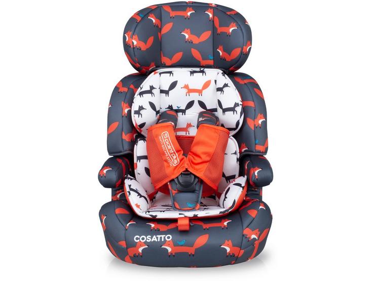 Cosatto Zoomi Group 1/2/3 Car Seat - Charcoal Mister Fox