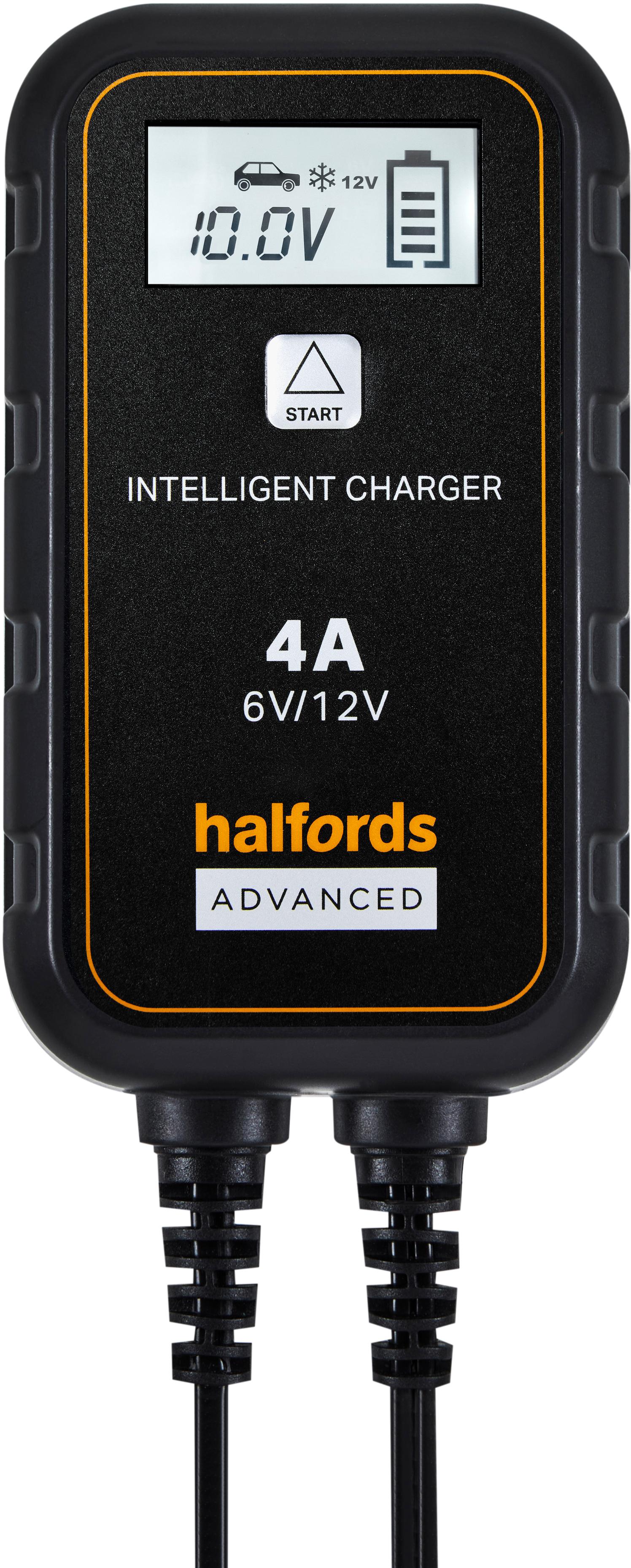 Halfords Smart Battery Charger 4A
