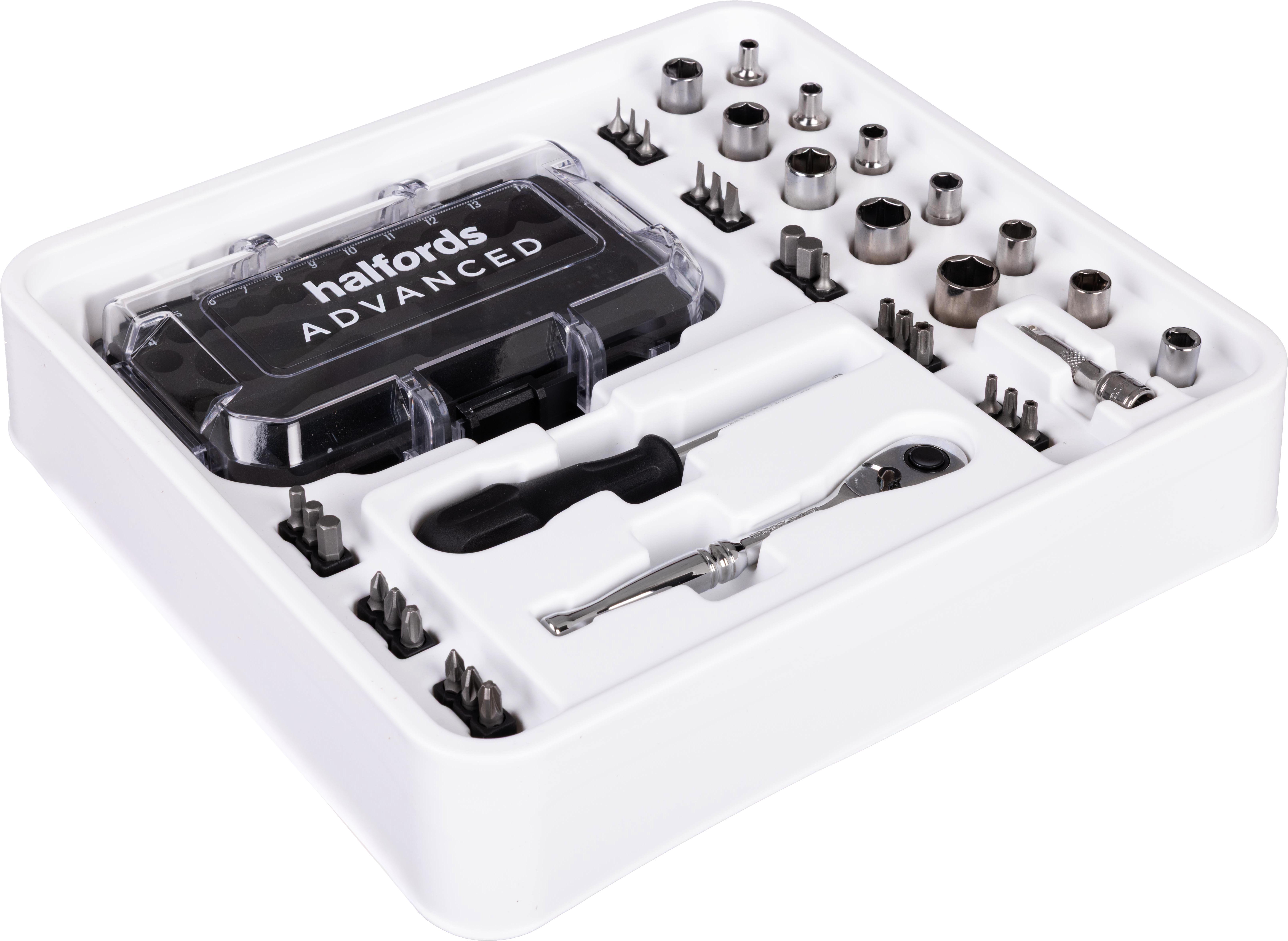 Halfords Advanced 40 Piece Advent Calendar 2026 - 1/4" Drive Socket Set