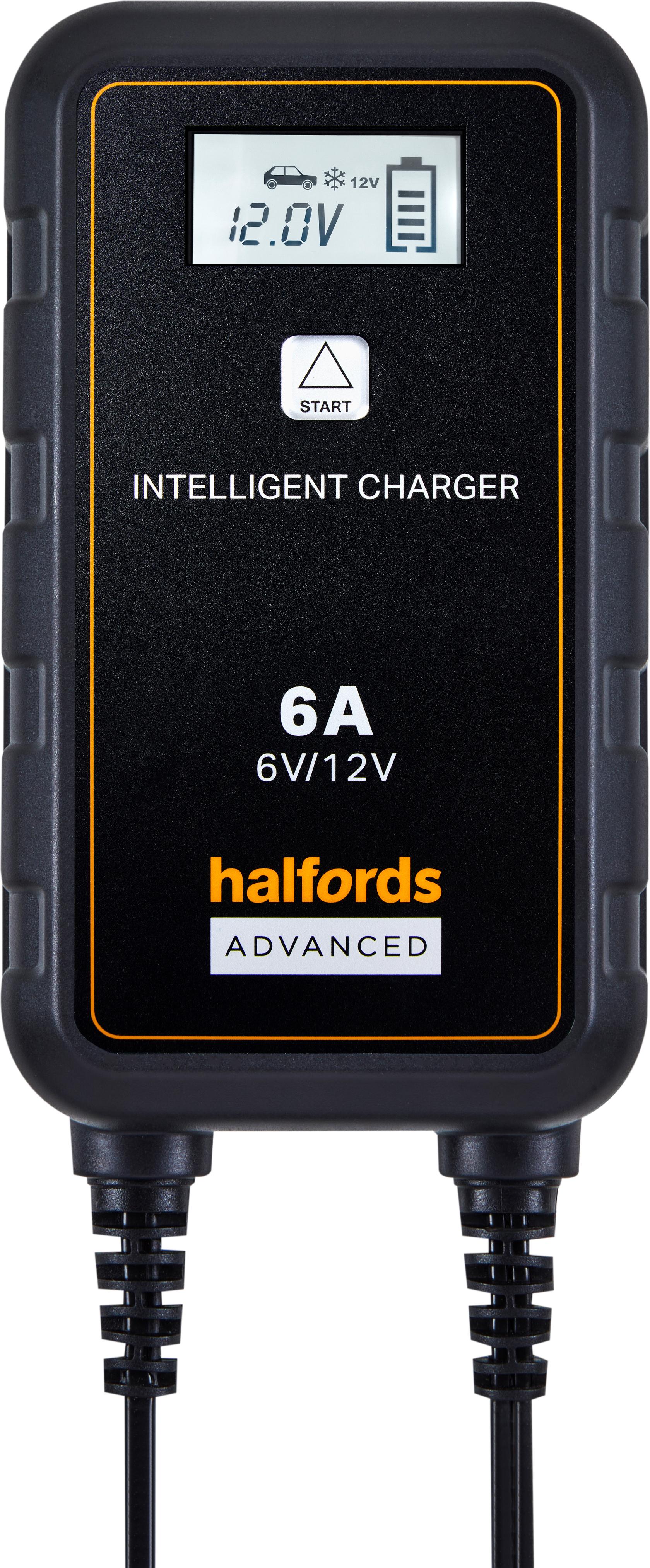 Halfords Smart Battery Charger 6A