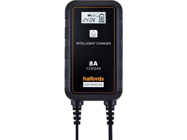 Halfords Smart Battery Charger 8A