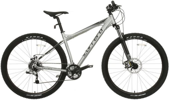 Carrera Sulcata Mens Mountain Bike Silver Halfords IE