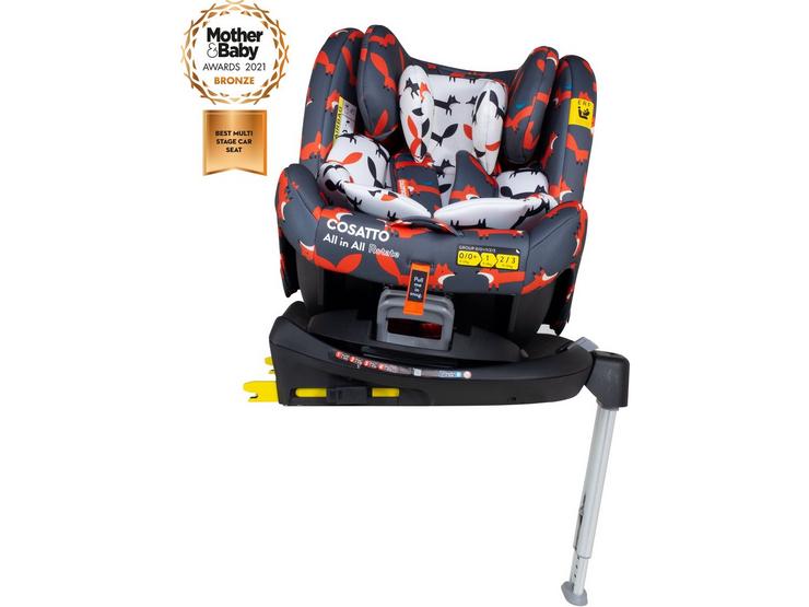 All in All Rotate Group 0+/1/2/3 Isofix Car Seat - Mister Fox