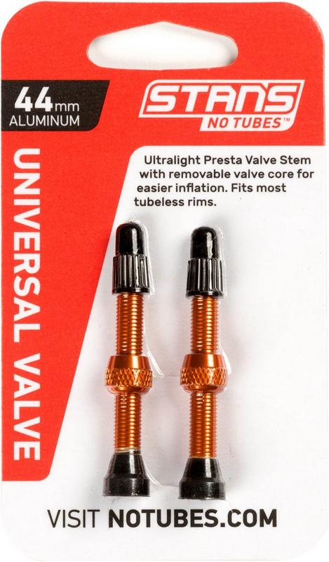 Halfords Stans No Tubes Stans Notubes Universal Valve Stems, Presta, 44Mm, Orange | Extra 8% off for BC Members