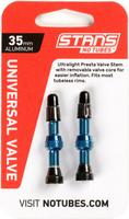 Halfords Stans No Tubes Stans Notubes Universal Valve Stems, Presta, 35Mm, Blue | Extra 8% off for BC Members