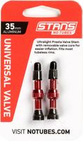 Halfords Stans No Tubes Stans Notubes Universal Valve Stems, Presta, 35Mm, Red | Extra 8% off for BC Members