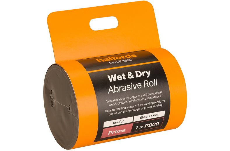 Halfords Wet & Dry Sandpaper Roll - P800 Halfords Wet & Dry Sandpaper Roll - P800