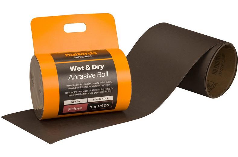 Halfords Wet & Dry Sandpaper Roll - P800 Halfords Wet & Dry Sandpaper Roll - P800