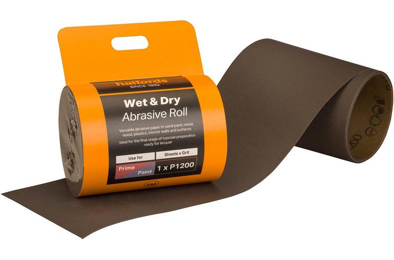 Halfords Wet & Dry Sandpaper Roll P1200 Halfords Wet & Dry Sandpaper Roll P1200