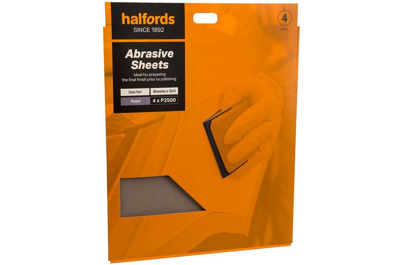 Halfords Wet & Dry 2500 Grit Sandpaper Halfords Wet & Dry 2500 Grit Sandpaper
