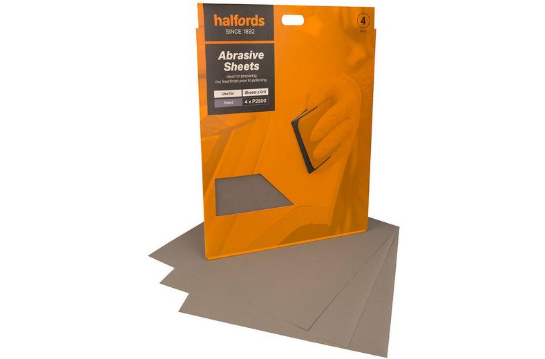 Halfords Wet & Dry 2500 Grit Sandpaper Halfords Wet & Dry 2500 Grit Sandpaper