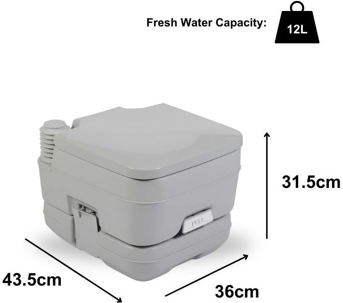 Olpro Flush Toilet 10L