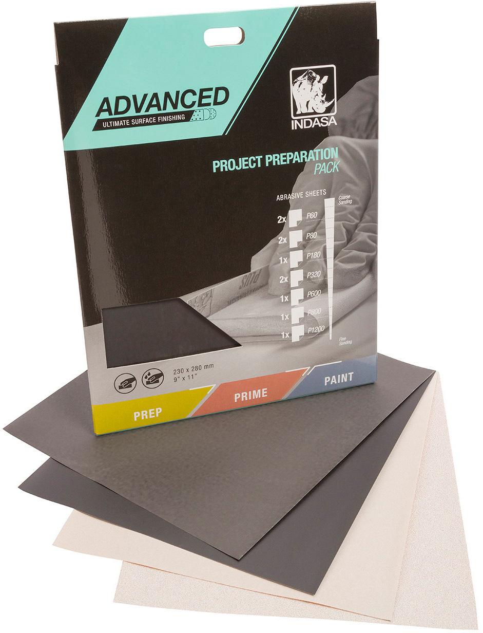 Indasa Advanced Abrasive Sheets Project Pack x10