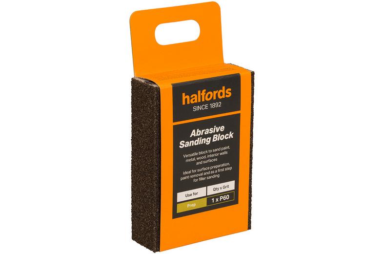Halfords Abrasive Block – P60 Halfords Abrasive Block – P60