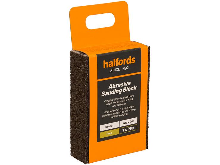 Halfords Abrasive Block – P60