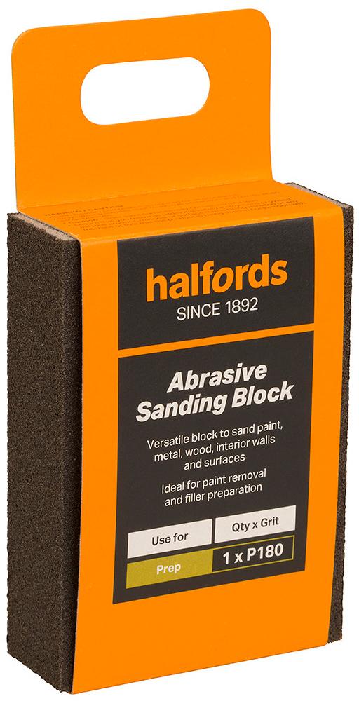 Halfords Abrasive Block - P180